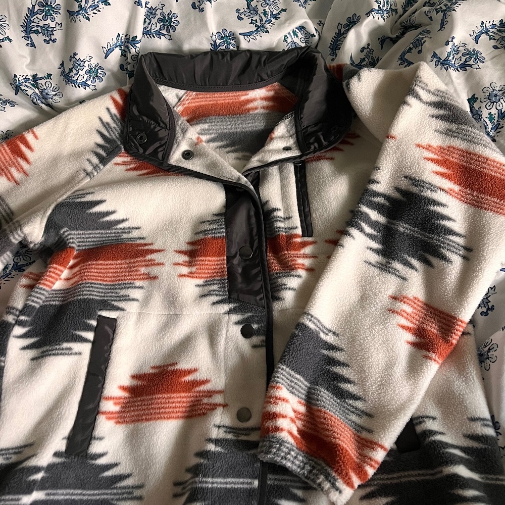 cozy western sweater/vest